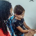 AI tutor helping a young student learn